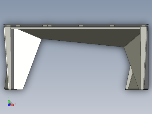 折纸书桌前视缩略图