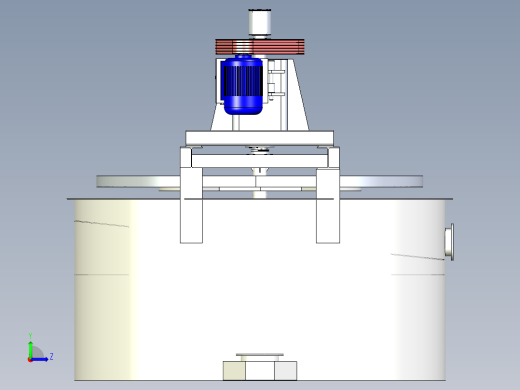 浮选柱左视缩略图