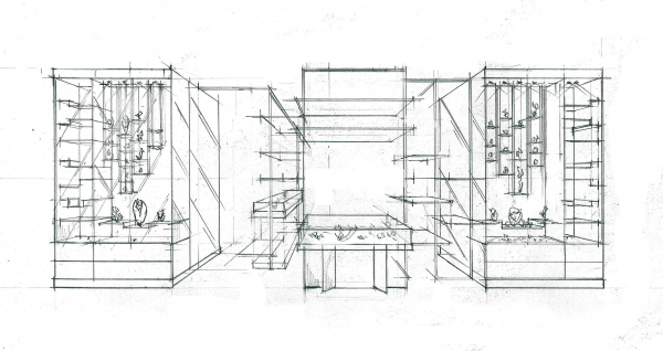 澳门新八佰伴百貨四樓女裝部施工圖+实景图