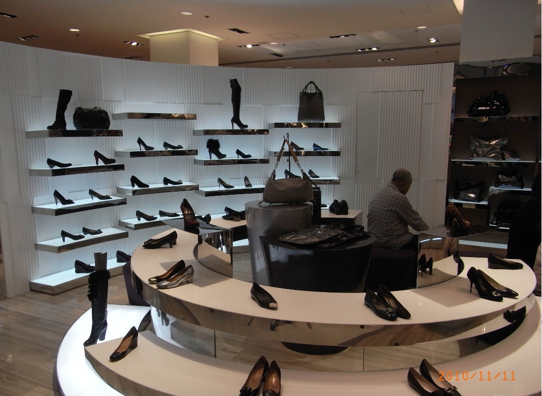 澳门新八佰伴百貨四樓女裝部施工圖+实景图