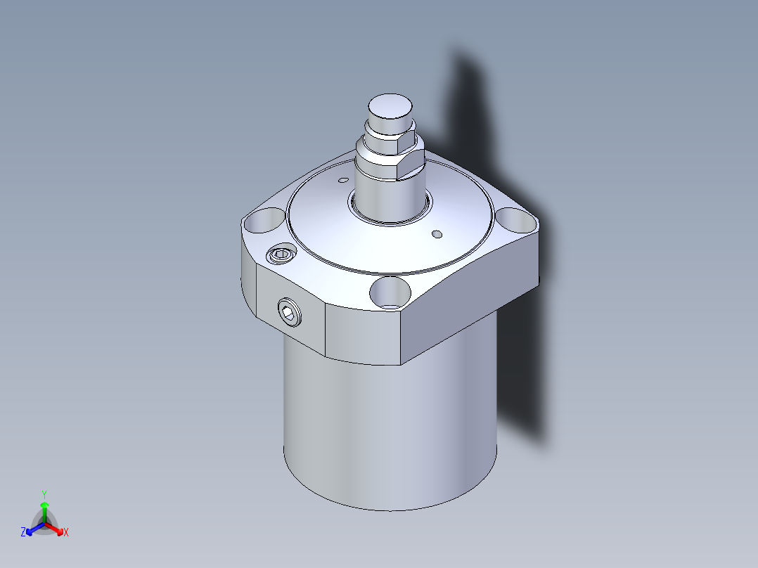 KOSMEKLC0902-GxM-E多系列多零件图纸模型主视图
