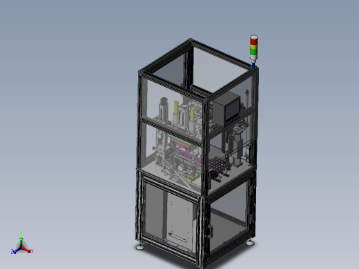 新能源元器件剪切折弯设备（sw15可编辑+工程图+bom）