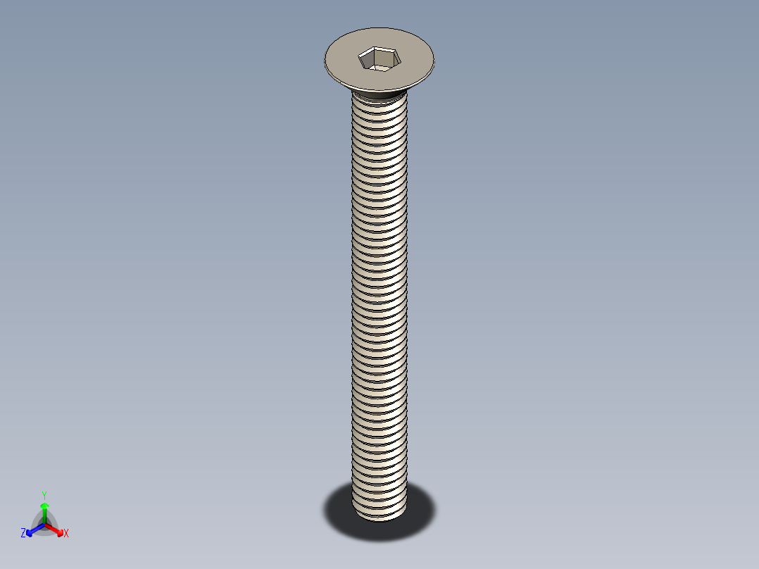 Screw_ISO_10642_M4x40_A2.STEP主视图