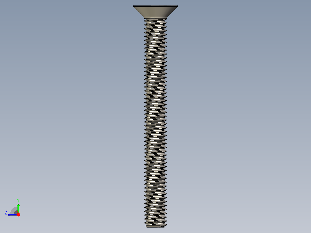 Screw_ISO_10642_M4x40_A2.STEP右视图