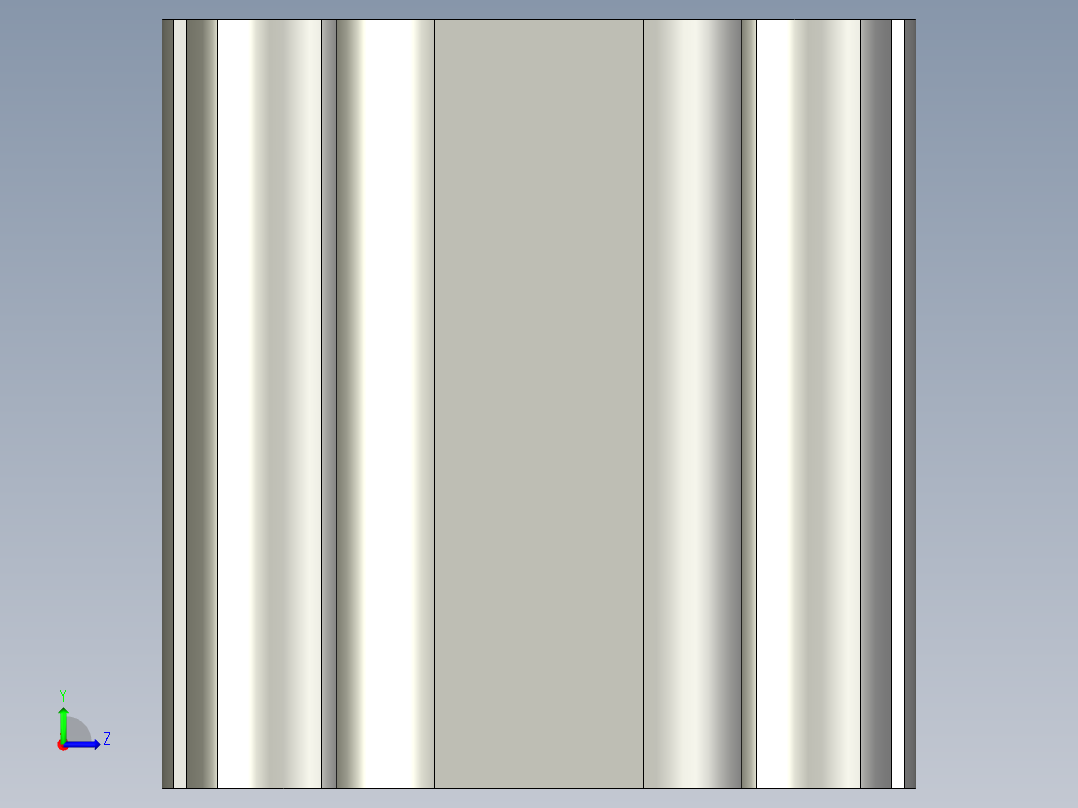 升降导轨左视图