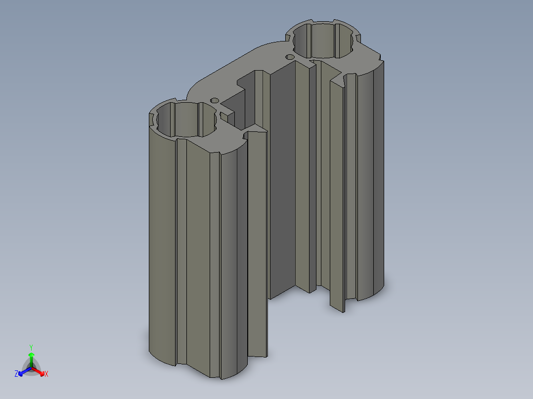 升降导轨正等轴测图
