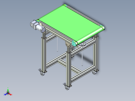 升降皮带机正等轴测缩略图