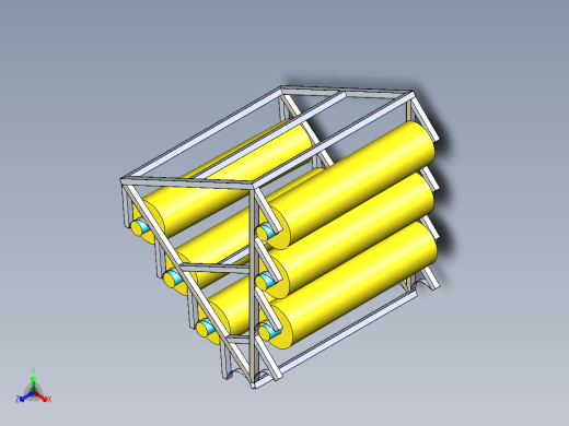 PP货架正等轴测缩略图