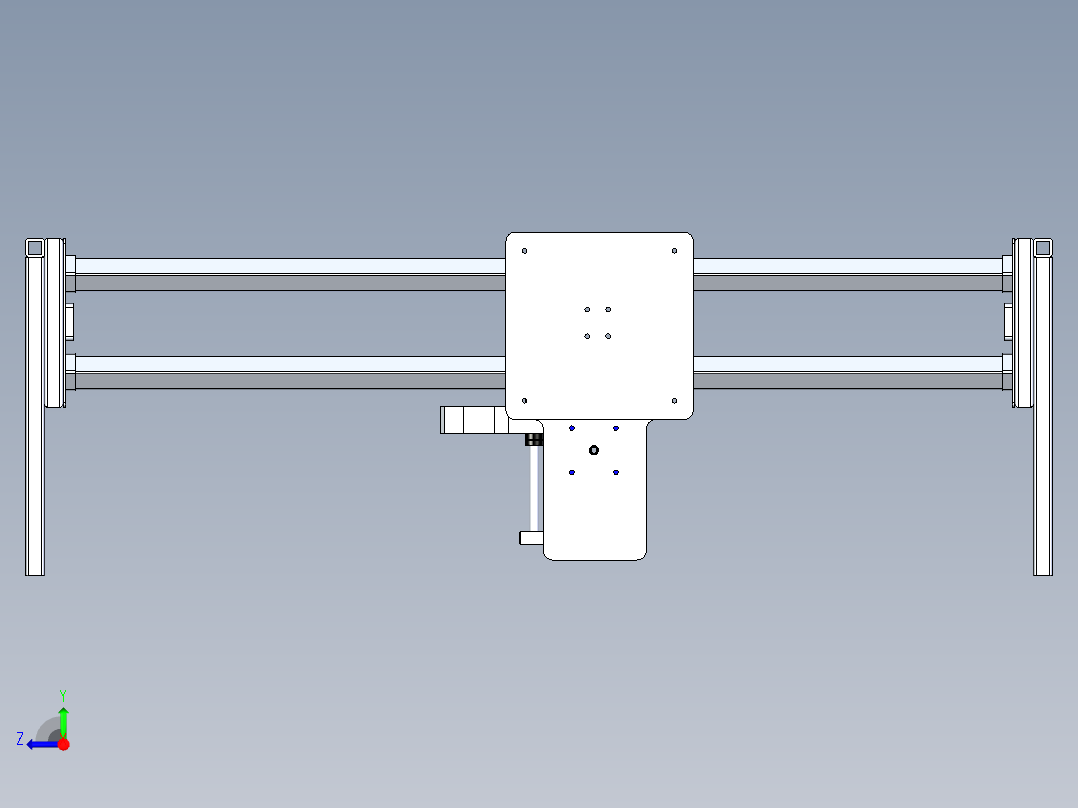 B2004560-激光切割机右视图