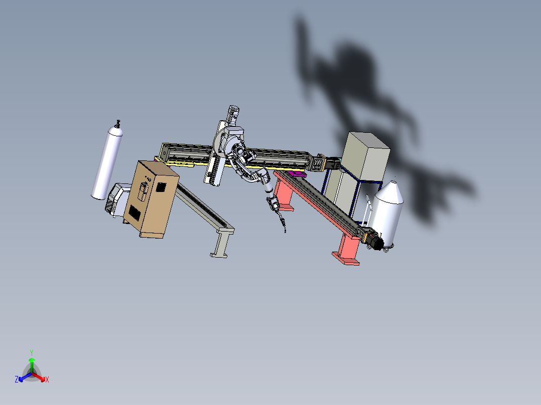 龙门式焊接机械手