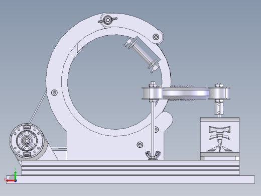 环形线圈绕线机后视缩略图