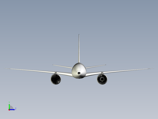 B2004126-波音777-300er模型左视缩略图
