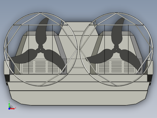 巡逻舰3D模型前视缩略图