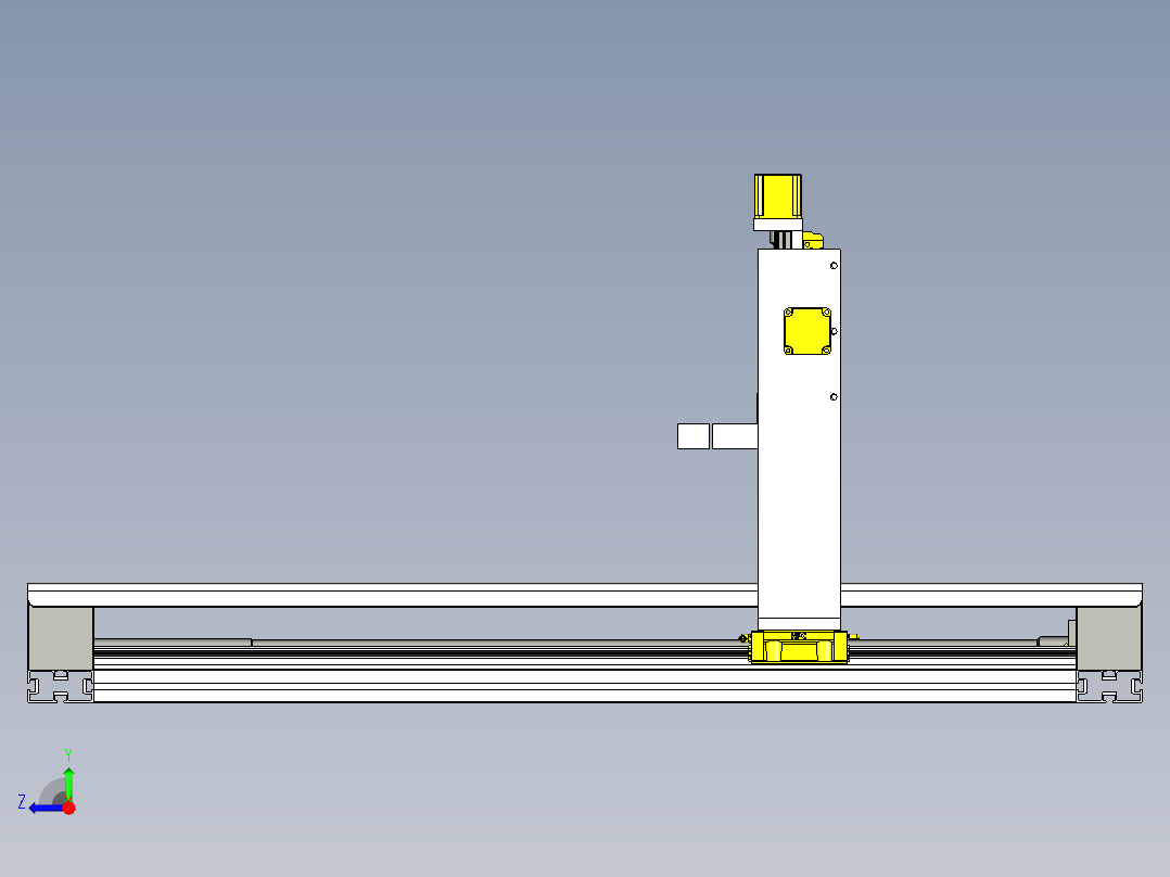B2004534-数控铣床右视图