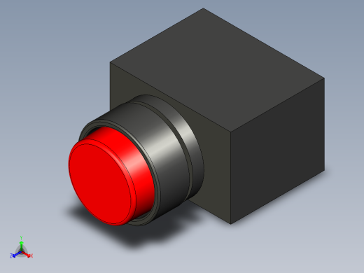 E4按钮开关正等轴测缩略图