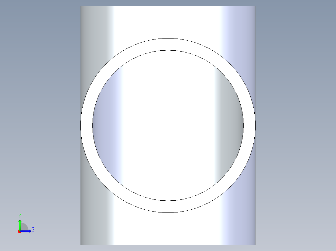 B3004524-三通 DN25左视图