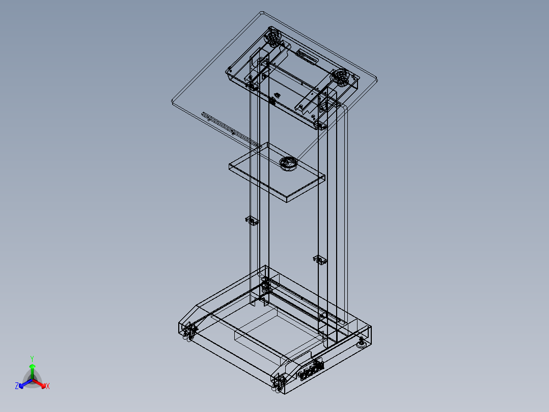 控制台 操作台inoxz-premium-special-1837-模型格式为 stp igs