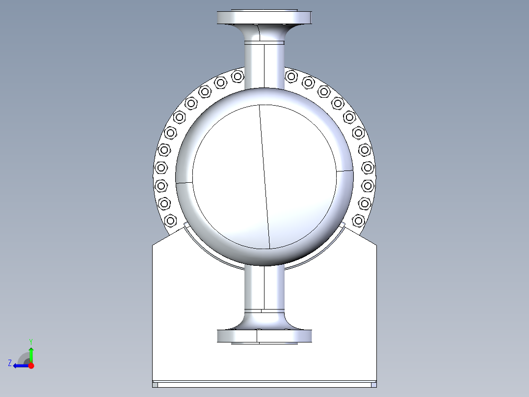 热交换器右视图