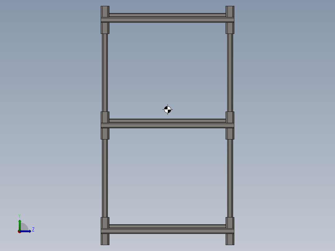 堆叠托盘左视图