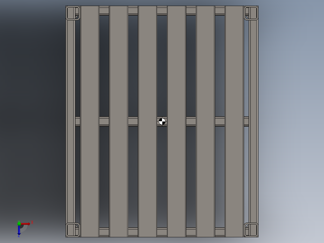 堆叠托盘俯视图