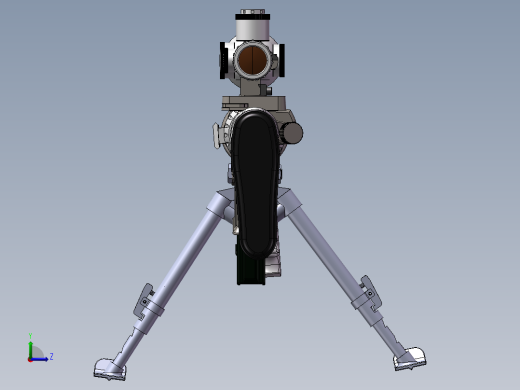 手枪左轮冲锋枪老式狙击步枪设计3D图纸656-3 2 STP SW UG X_T左视缩略图