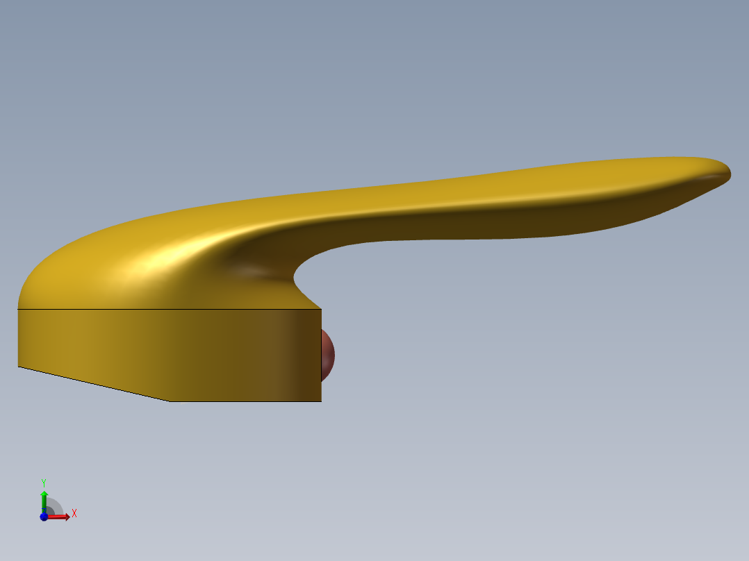 水龙头开关前视图