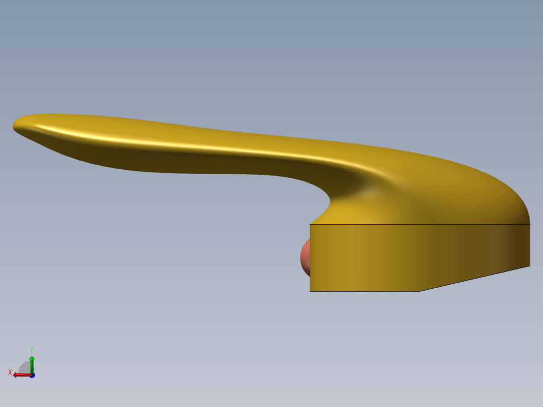 水龙头开关后视图