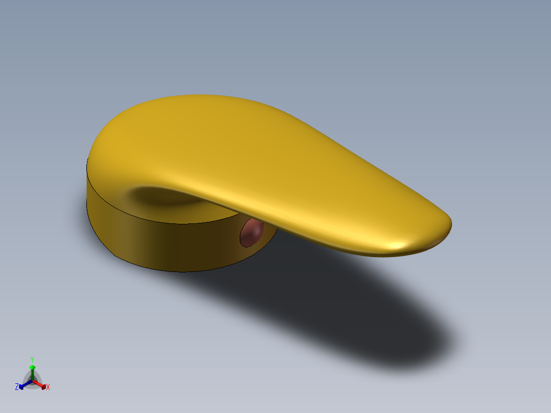 水龙头开关正等轴测图