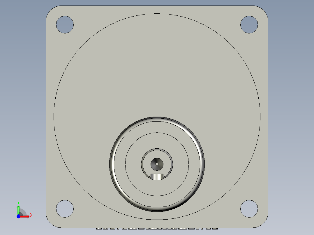 3RK15GN-C-B-SGN-15K卷纸马达前视图