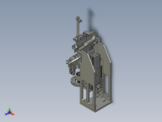 TP法兰-转子组装机构