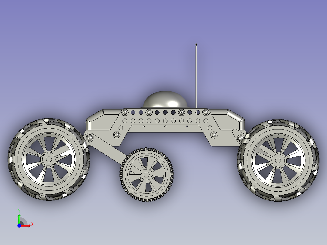 动态环境下无人地面车辆前视图