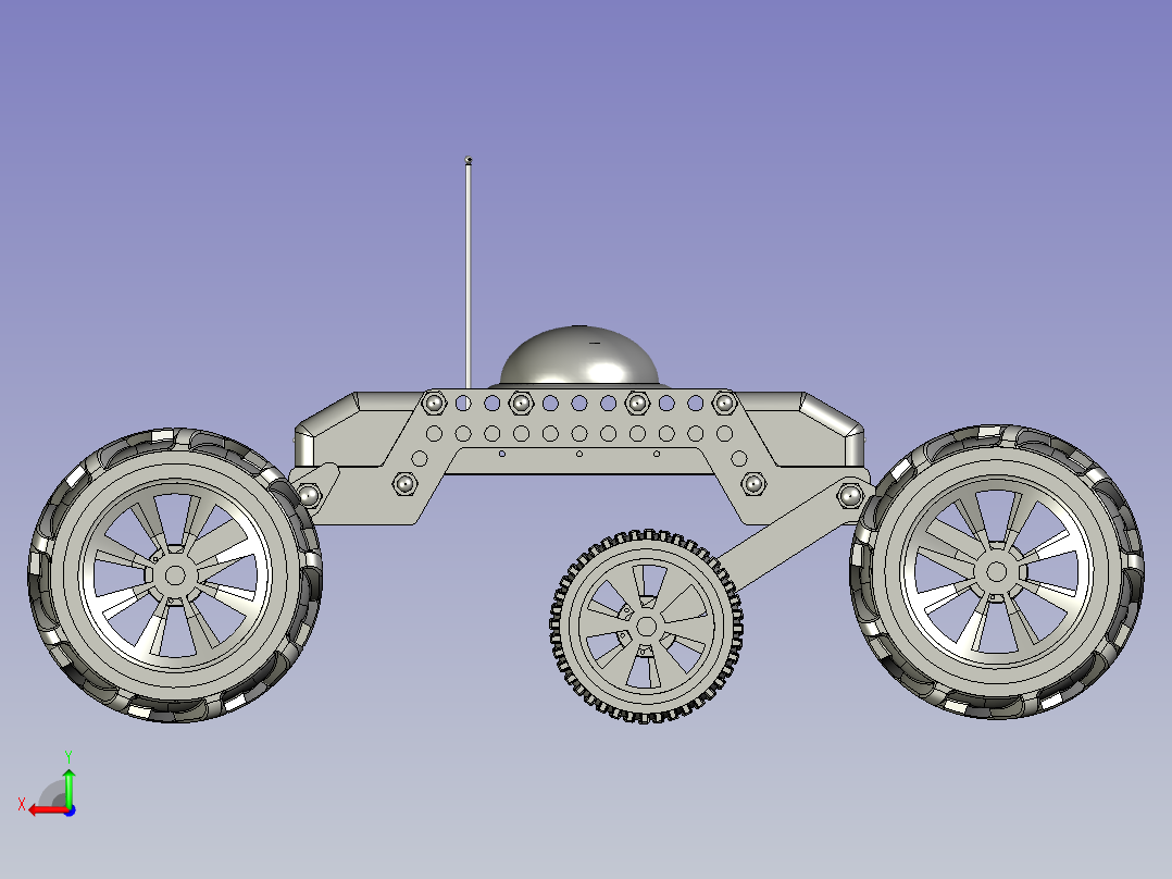 动态环境下无人地面车辆后视图