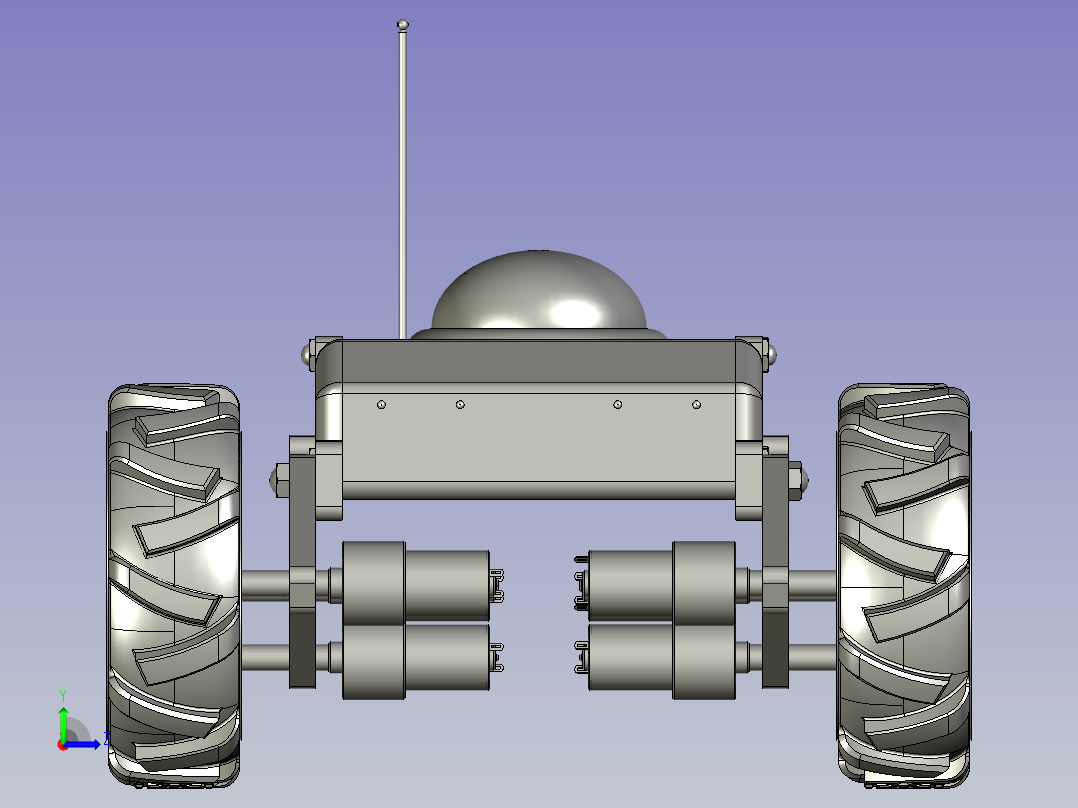 动态环境下无人地面车辆左视图