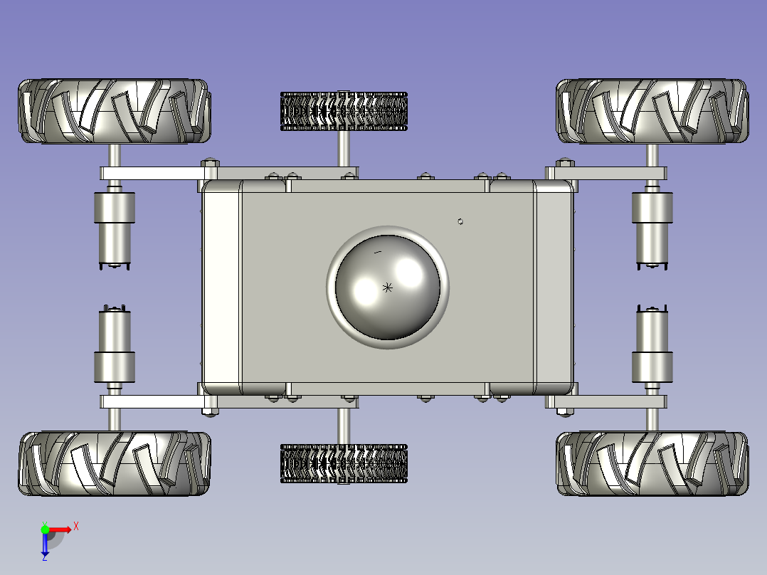 动态环境下无人地面车辆俯视图