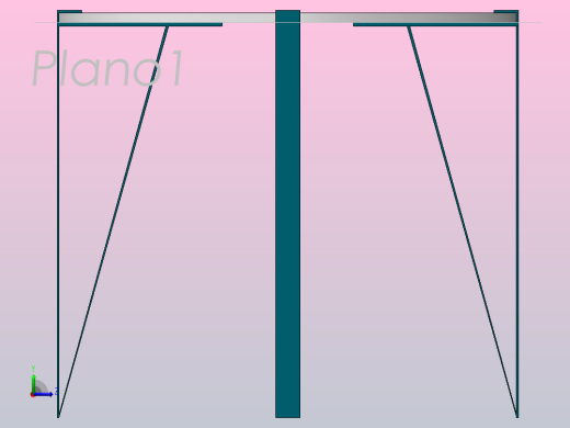 可拆桌左视缩略图