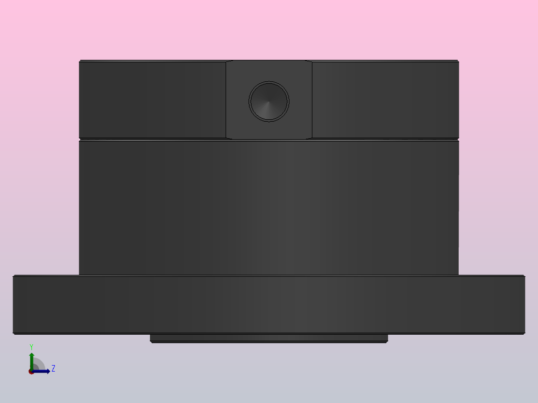 HWRB2单转盘法兰盘型[HWRB2]左视图
