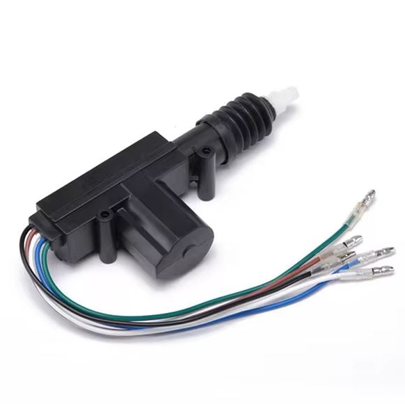 汽车电动门锁执行器电机汽车中控锁电动门锁系统5线12V