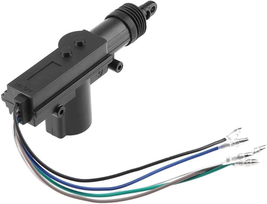 汽车电动门锁执行器电机汽车中控锁电动门锁系统5线12V