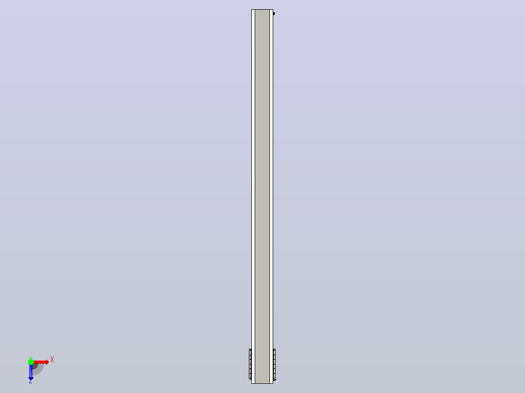 直驱直线电机轴TPA-LNP-230D-P33-L3600-C-1-3-C-10-N3(磁栅尺)俯视图