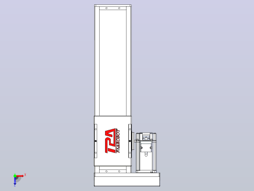滚珠丝杠直线轴带导轨全封闭TPA-HCR-110D-1610C-L300-MR-C-P40-N3俯视缩略图