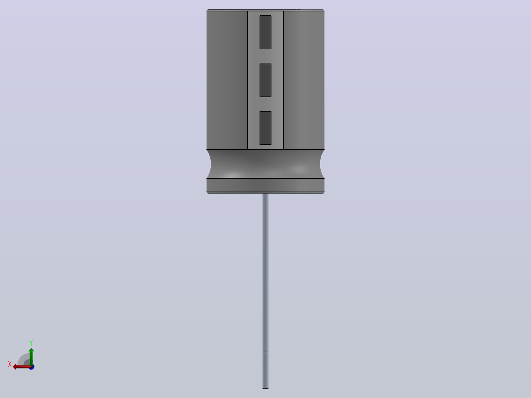 3.8V 220 f锂混合电容器后视图