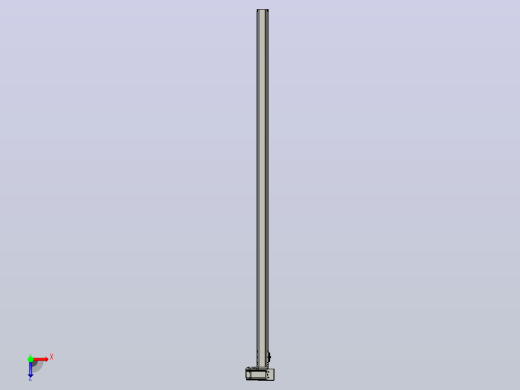 皮带直线轴半封闭可选导轨TPA-HNB-65S-90-L1850-RU-C-P10-N3俯视缩略图