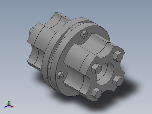 ZD3-5系列联轴器_ZD3-40-40主视缩略图