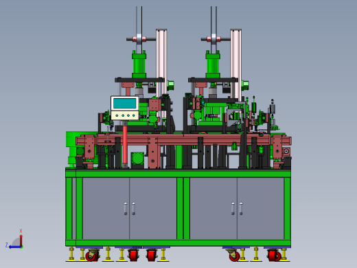 铜片冲压组装线前视缩略图