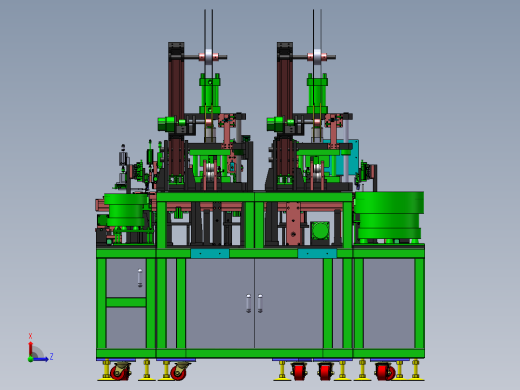 铜片冲压组装线后视缩略图