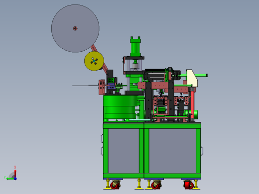 铜片冲压组装线左视缩略图