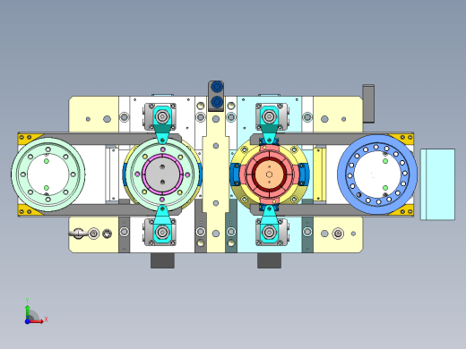 齿轮夹具前视缩略图