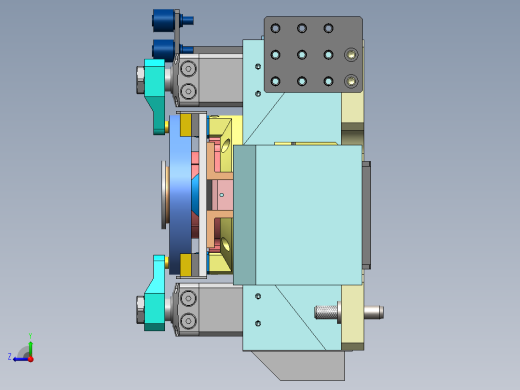 齿轮夹具右视缩略图