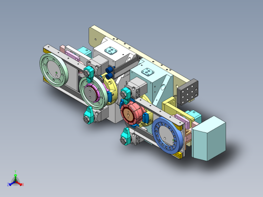 齿轮夹具正等轴测缩略图