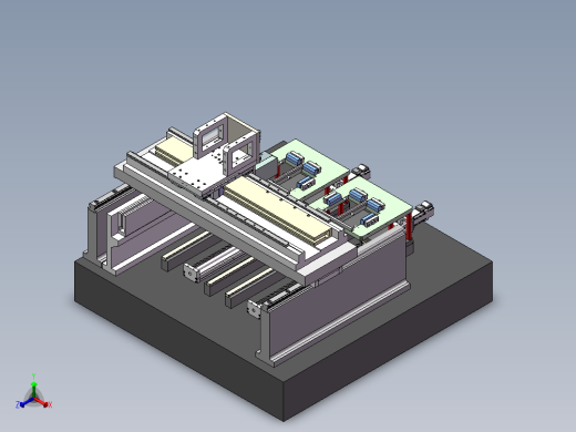 玻璃平面度检测机sw17可编辑正等轴测缩略图